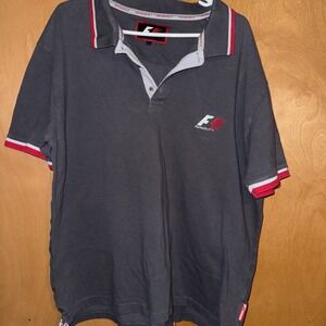 Vintage streetwear formula 1 Racing F1 Polo T-Shirt 2XL